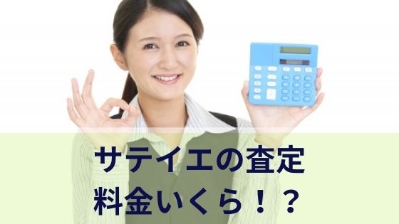 サテイエの査定は料金いくら！？